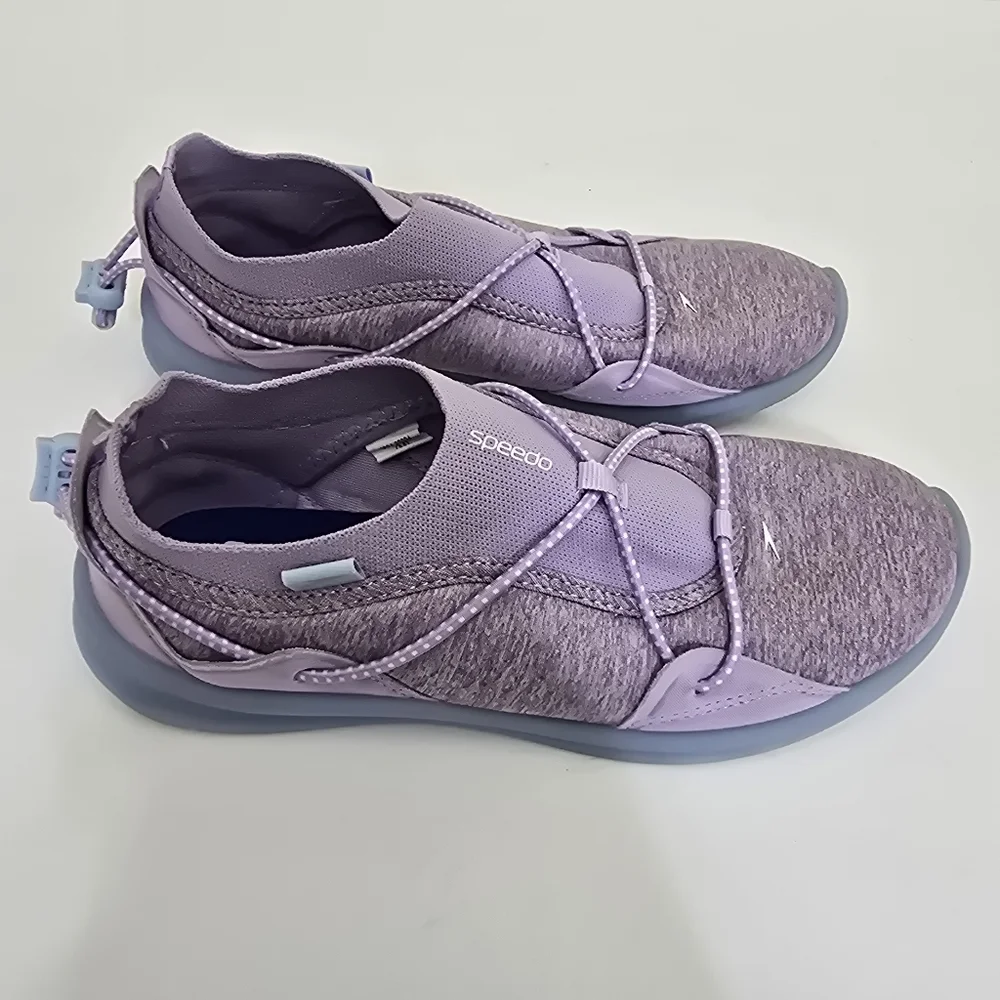 SPEEDO youth size Medium 2/3 Surf Walker Lilac‎ Water Shoes